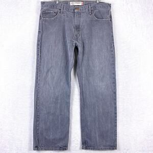 VTG Levis 529 Jeans Men 36x30 (38x31) Gray Baggy Faded Straight Skate Grunge Y2K